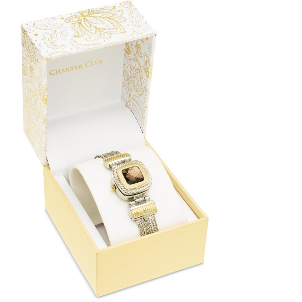 Charter Club Women’s Flip Cover Bracelet Watch